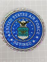Retired air force sticker