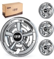 New Universal Golf Cart Hubcaps 8 inch Set of 4