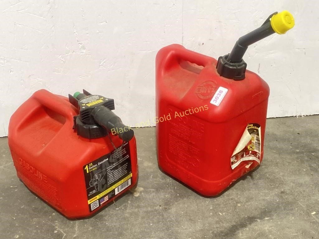 Pair of Small Gas Cans