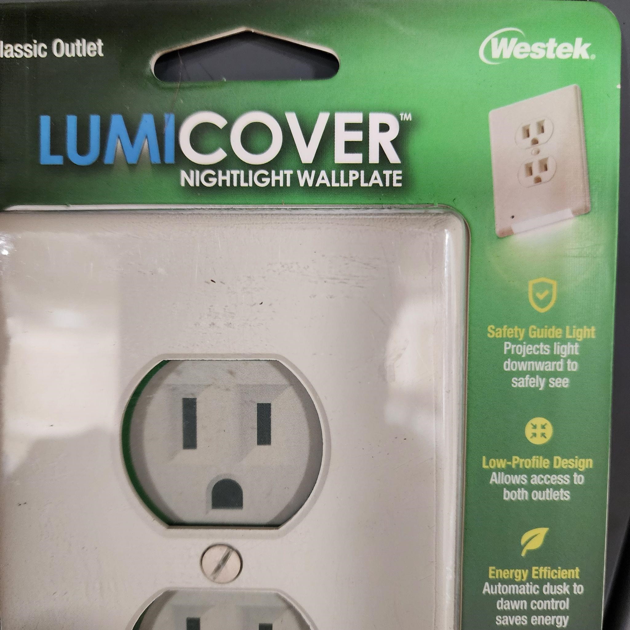 Westek LumiCover Light Almond Core Classic Duplex