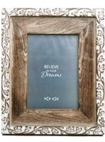 New NIKKY HOME Hand Carved Floral Picture Frame
