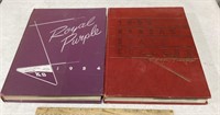 1954 & 1955 Kansas state college years books