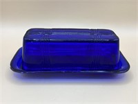 Reproduction Cobalt Blue Depression Style Glass