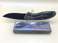 Camo Tactical Folder Knife, 5" Frost Cutlery NEW