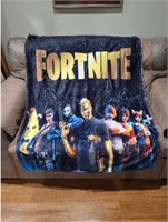 New Fortnite Fleece Throw Blanket 50x60in