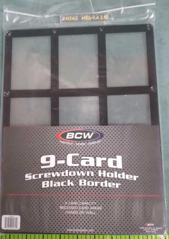 9 card screwdriver holder black border