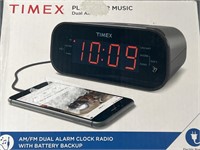 TIMEX DUAL ALARM CLOCK RADIO