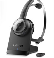 LEVN Bluetooth 5.0 Headset, Wireless Headset with