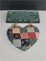 Vintage 1992 Marion Lantaff Heart from a Quilt