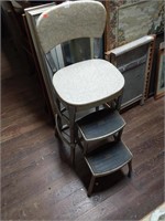 Vintage metal stept stool