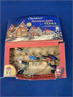 Vintage Outdoor Christmas Lights by Noma, some