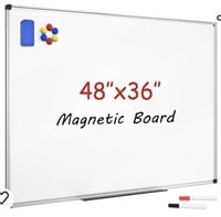 New  Magnetic Dry Erase Whiteboard 48 x 36 Inch