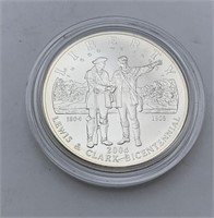 2004 Lewis And Clark Bicentennial Silver Dollar