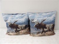 2-2ft. x 2ft. Moose Pillows