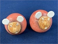2006 Enesco Beet root mouse salt and pepper