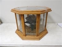 Glass Display End Table w/Goose Mount