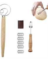 New Bread Lame and Large Danish Dough Whisk Set