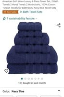American Soft Linen Luxury 6 Piece Towel Set, 2