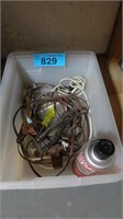 Storage Containers w/ Electrical Extension Cords