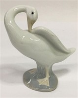 Lladro Porcelain Goose Figurine