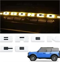 New Bronco Front Grille LED Letter Lights For