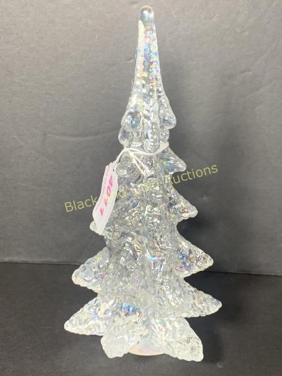 Iridescent Glass Christmas Tree