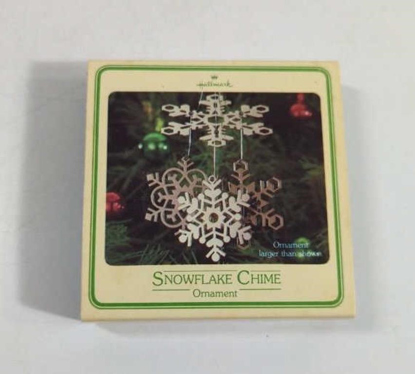 1980 Hallmark Keepsake Snowflake Chime Ornament