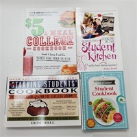 College Student Cookbooks x4 - NEW
