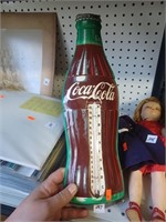 Coca Cola Metal Thermometer