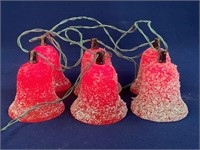 Vintage Bell string lights, missing 1 bell, works