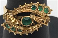 14k Gold And Emerald Ring
