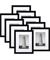 New Wiscet 8x10 Picture Frame Set of 9, Display