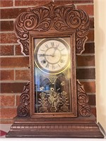 Ginger bread mantel clock