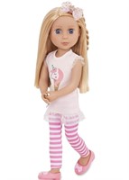 New Glitter Girls Lacy 14 Inch Doll Wearing Pink