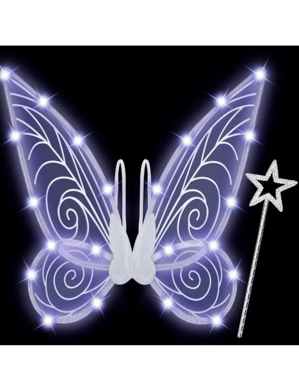 New Light Up Fairy Costume Wings for Women Girls