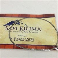 Safi Killima Tanzanite Pendant Necklace