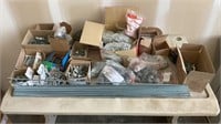 1 LOT, Assorted Bolts, Clamps, Washers, Etc.