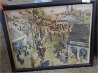1905 Framed state fair picture