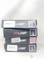 New lot of 3D illusion lamps. Different