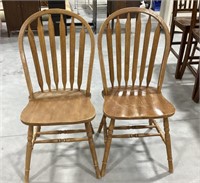 2-Wood chairs