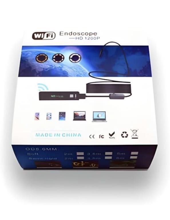 New Wireless WiFi Endoscope Camera 1200P Ultra HD