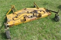 6' Finish mower deck missing gear box and blades.