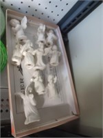 Box Lot of West Germany Angel Figures