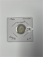 1966 Silver Canadian Dime