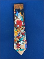 The Disney Store Santa Claus Silk Tie, Mickey