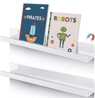 2 Pcs Magnetic Book Shelf for Whiteboard Magnetic
