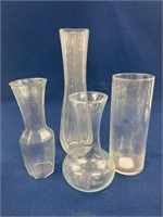 (4) Assorted Vases