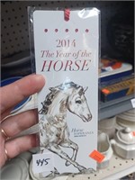 2014 The Year of The Horse Swarovski Adv. Bookmark