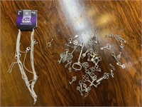 Silver 6 pc of Necklace Chains