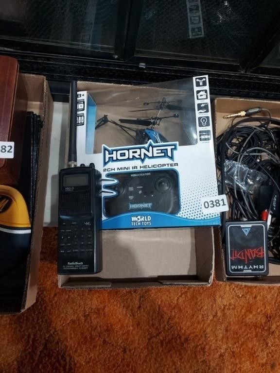 Lot Hornet Remote Controlled Helicopter and Radio